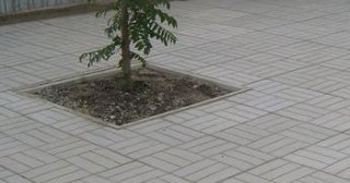 Качественная тротуарная плитка серого цвета в Волжском в октябре